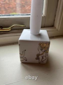 Rosenthal Andy Warhol Golden Angel Espresso set and two candle holders