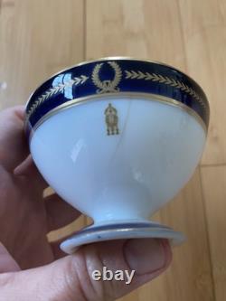 Rosenthal Art Deco Demitasse Cups Saucers Set of 12 Cobalt Gold Rare Super Fine
