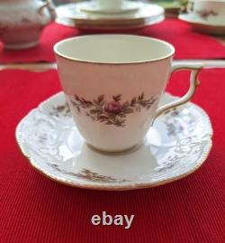 Rosenthal, Collection Sanssouci, Series Moosrose, 2 Coffee Cups and Saucers