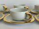 Rosenthal Concept 2 Suomi Gold Cups And Saucers Set Of 6