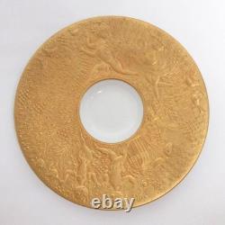 Rosenthal Magic Flute Gold White Cup Saucers Set Of 2 Germany Tableware