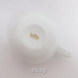 Rosenthal Magic Flute Gold White Cup Saucers Set Of 2 Germany Tableware