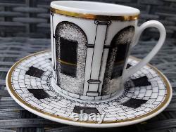 Rosenthal Palladiana Piero Fornasetti Espresso Cup and Saucer