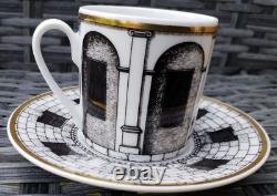 Rosenthal Palladiana Piero Fornasetti Espresso Cup and Saucer