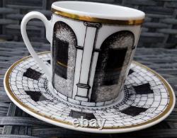 Rosenthal Palladiana Piero Fornasetti Espresso Cup and Saucer