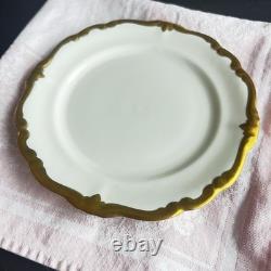 Rosenthal Pompadour Cup Saucer Dessert Plate Gold Encrusted U. S. Zone Germany