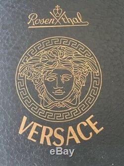 Rosenthal Versace BAROCCO TEA CUP AND SAUCERS 6 sets new in box GOLD