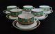 Rosenthal Versace Marco Polo Set Of 6 Tea Cups & Saucers (d0096)