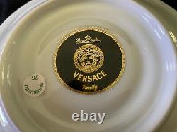 Rosenthal Versace Vanity China, High Coffee Cup & Saucer, 5 Sets Available, New