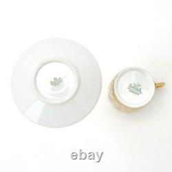 Rosenthale Selb Bavaria (K. M) Gold and White Cup and Saucer