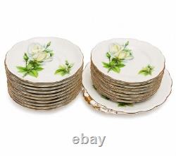 Roslyn Tea Cups Set 11 Trios Plus More- Wheatcroft Famous Roses No 3 Virgo