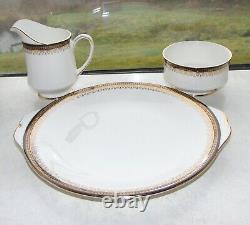 Royal Albert China Clarence Pattern 22PC Teapot Plates Cup Saucer Jug Bowl