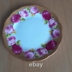 Royal Albert Crown China English Rose Gold Antique tea set Gold Gilded