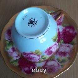 Royal Albert Crown China English Rose Gold Antique tea set Gold Gilded