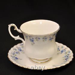 Royal Albert Footed Mini 5 Sets Cups Saucers Montrose Memory Lane Gold 1965-2007