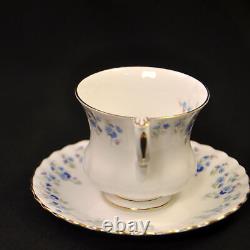 Royal Albert Footed Mini 5 Sets Cups Saucers Montrose Memory Lane Gold 1965-2007