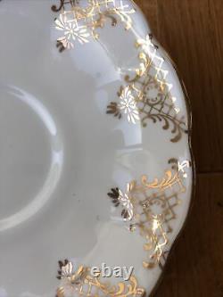 Royal Albert Gold Lace White Gilded Tea Coffee 5+ Trio Sets Bone China England