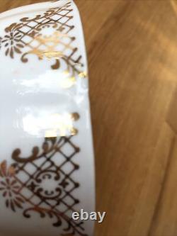 Royal Albert Gold Lace White Gilded Tea Coffee 5+ Trio Sets Bone China England