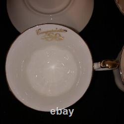 Royal Albert Golden Anniversary large teapot in excellent condition c/w 2x Duos