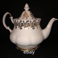 Royal Albert Golden Anniversary large teapot in excellent condition c/w 2x Duos
