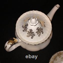 Royal Albert Golden Anniversary large teapot in excellent condition c/w 2x Duos