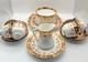Royal Albert Imari Tea Service For 6 In Devon Black Design Rare Find