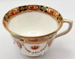 Royal Albert Imari Tea Service for 6 in Devon Black Design RARE FIND