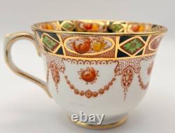 Royal Albert Imari Tea Service for 6 in Devon Black Design RARE FIND