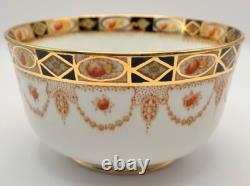 Royal Albert Imari Tea Service for 6 in Devon Black Design RARE FIND