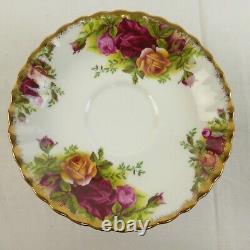 Royal Albert Old Country Roses 1962 Set of 6 Coffee Cups & Saucers Vintage