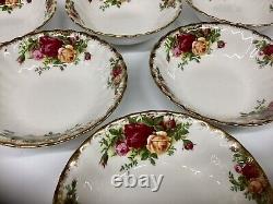 Royal Albert Old Country Roses Breakfast Set 1962 Mark Teapot Cups & Saucers Etc