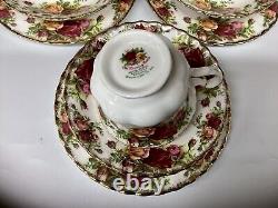 Royal Albert Old Country Roses Breakfast Set 1962 Mark Teapot Cups & Saucers Etc