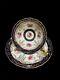 Royal Cauldon England Tea Cup & Saucer Gold Gilt Porcelain Rose Garland