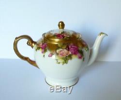 Royal Chelsea GOLDEN ROSE Tea Set / Teapot Cups & Saucers