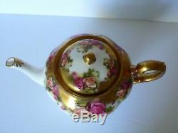 Royal Chelsea GOLDEN ROSE Tea Set / Teapot Cups & Saucers