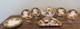 Royal Chelsea Golden Rose Tea Set Teapot Cups Saucers Cream Sugar Tray Plates