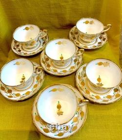Royal Chelsea set of 6 x Cups, 6 x Saucers