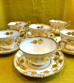 Royal Chelsea set of 6 x Cups, 6 x Saucers