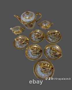 Royal Continental demitasse 6 cups & saucers Coffee Set Courting couple
