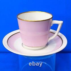 Royal Copenhagen ORDRUP 5 x Lilac ESPRESSO / MOCHA CUPS & SAUCERS 1950s EXC