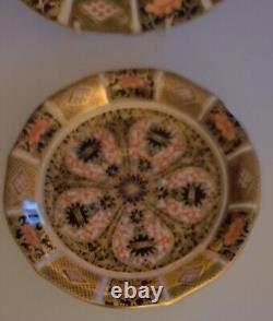 Royal Crown Derby 1128 Antique Old Imari Trio. Cup, Saucer Side Plate