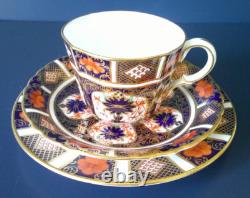 Royal Crown Derby 1128 Old Imari Gold Cup & Saucer & Plate Trio's Set Quantity