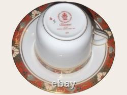 Royal Crown Derby Cloisonne 6x Tea Cups & Saucers First Quality Hardly Used