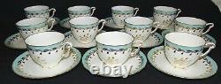 Royal Crown Derby England A378 Set of 11 Cups & Saucers