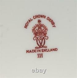 Royal Crown Derby England A378 Set of 11 Cups & Saucers