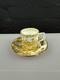 Royal Crown Derby Gold Aves A. 1235 Fluted Coffee Cup And Saucer 2 Sets Available