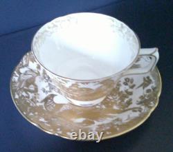 Royal Crown Derby Gold Aves Cup & Saucer Circa 1968