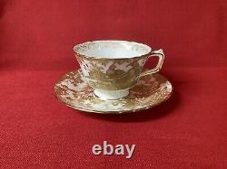 Royal Crown Derby'Gold Aves' Tea Cup & Saucer