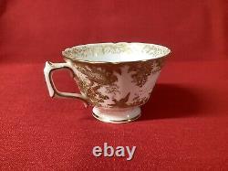 Royal Crown Derby'Gold Aves' Tea Cup & Saucer