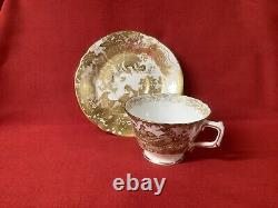Royal Crown Derby'Gold Aves' Tea Cup & Saucer